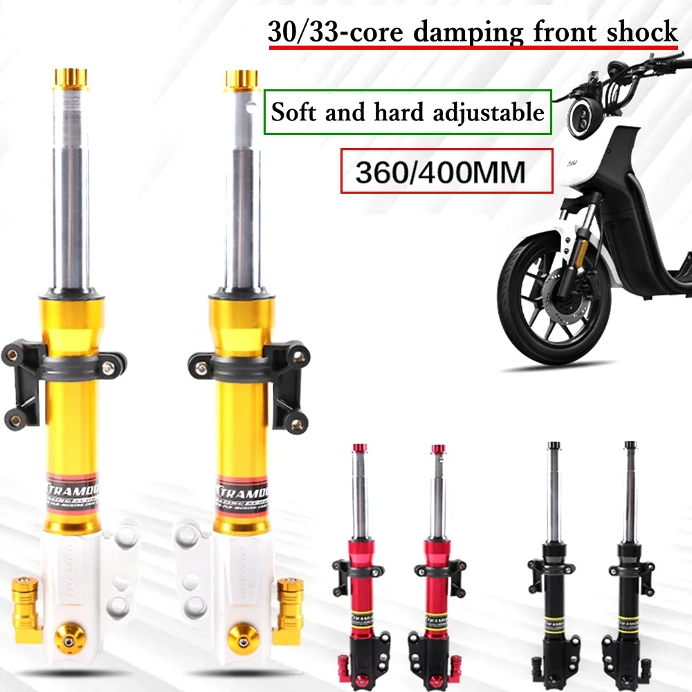 

Universal 30/33core 360mm 400mm Adjustable Damping Front Shock Absorber For Yamaha Scooter Nmax Xmax BWS RSZ FORCE Niu N1S UQI