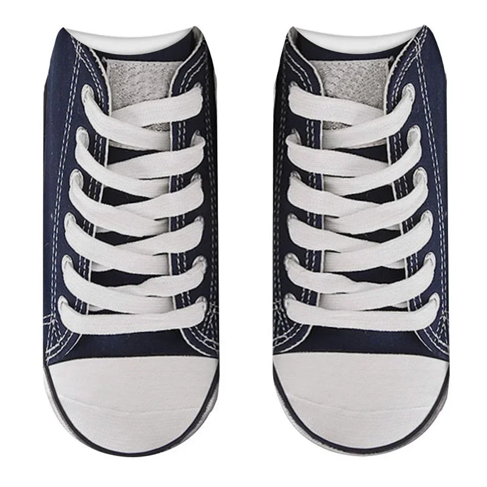 Funny Patterned Ankle Socks in 3D Printed Canvas Shoes with Skull Flip Flop Toe Unisex Design