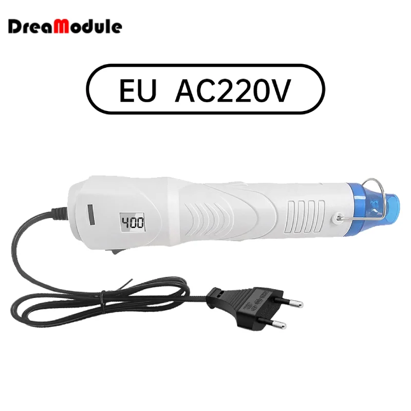 

Intelligent Digital Heat Gun Adjustable Temperature Handheld Hot Air Gun Electrical Heat Tools For Soft Ceramic/Maintenance