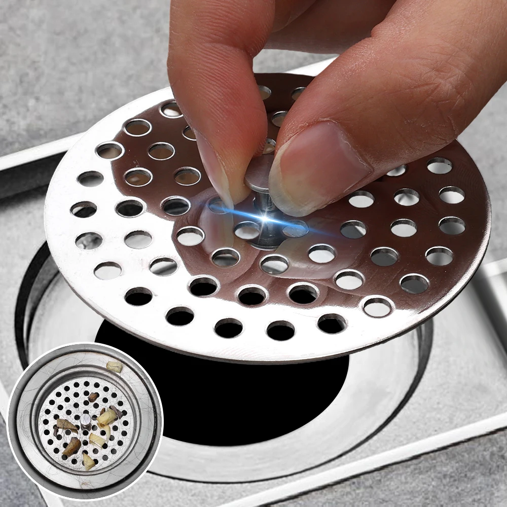 

Нержавеющая сталь, кухонный слив для пола, сетчатая крышка, ловушка для волос, круглый сливной фильтр, отверстие для раковины, пробка для душа, детали оборудования для ванной комнаты