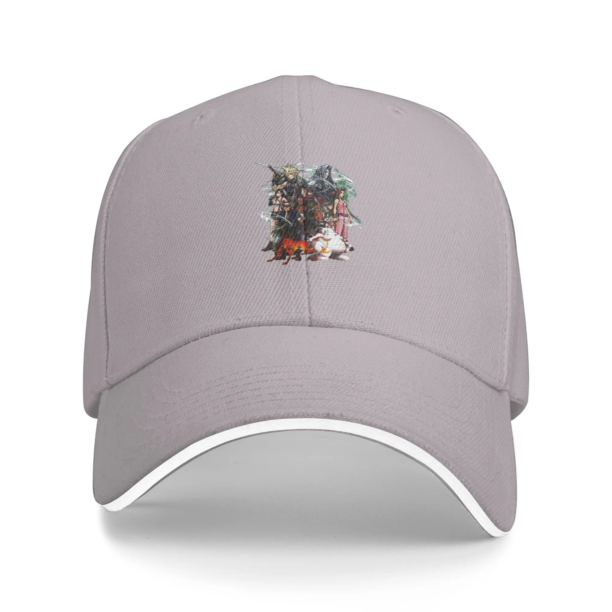 Hot Sale Final Fantasy VII - Collage Baseball Cap  Spring Golf Cap  Casual Dating Golf Cap