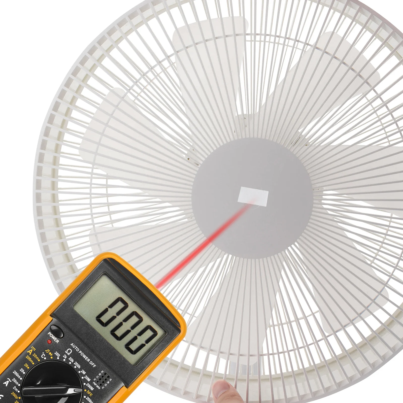 10 قطعة اختبار السرعة شريط عاكس مقياس سرعة الدوران شرائط قياس دقيق وضوح عالية ملصقات ذاتية اللصق