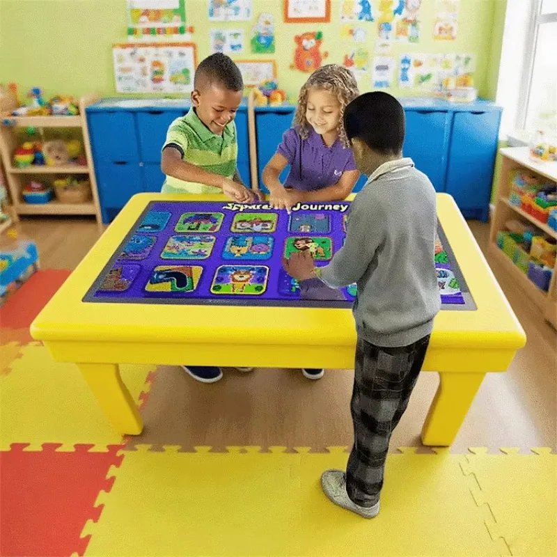 32 43 55 Inch Touch Screen Kids Interactive Educational Game Table Smart Learning Table Lifting/Lowering Shopping Mall Airport