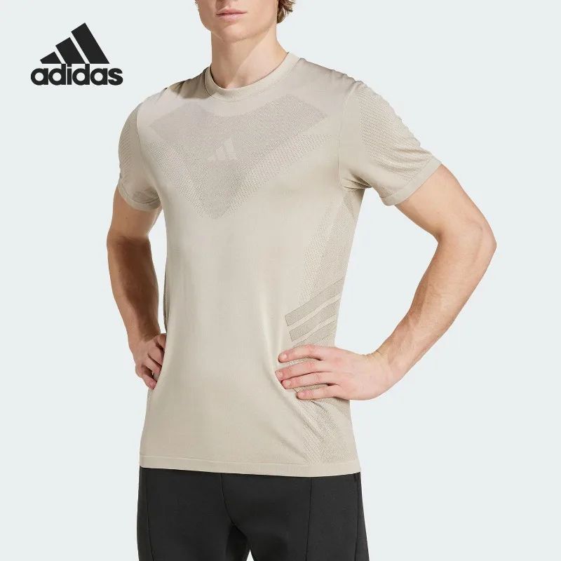 

Adidas 2025 Summer Men's Breathable Loose Sports Short Sleeve JN0569