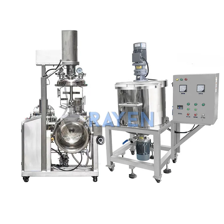 Stainless Steel Mixing tank Homogenizer Toothpaste Gelatin Shampoo High Shear Mixer Vacuum Homogenizer