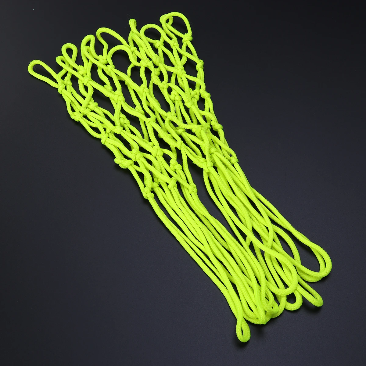 

Glowing Basketball Green Night Luminous Heavy Duty Nylon Braided Standard Rim Wear Resistant All Weather Durable For
