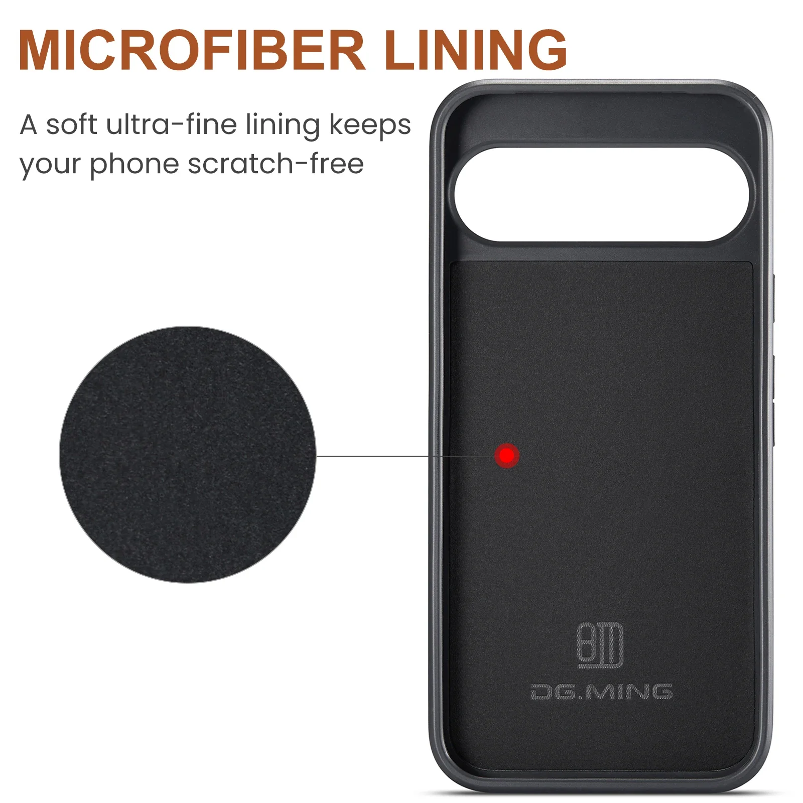 Shockproof Magnetic Cover for Google Pixel 9 Pro 8 Pixel9 XL Pixel8 Strong Magnet for Car mount Luxury Leather Phone Case image 3