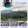 LS VISION 야외 와이파이 태양광 카메라, 4G SIM 카드, 듀얼 스크린 PIR 감지, 자동 추적 CCTV 보안 카메라, 4K 20X 줌 2