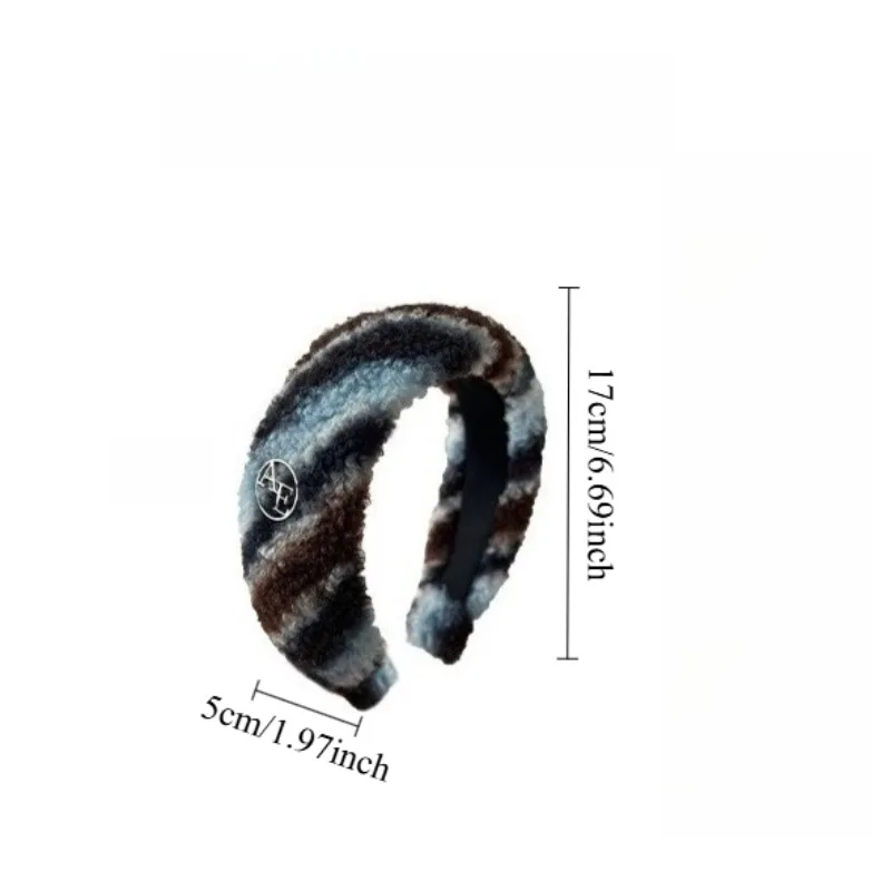 1 قطع أزياء الشتاء النسائية القطيفة عقال أنيقة ارتداء اليومي الشعر التبعي غسل الوجه ديكور القبعات