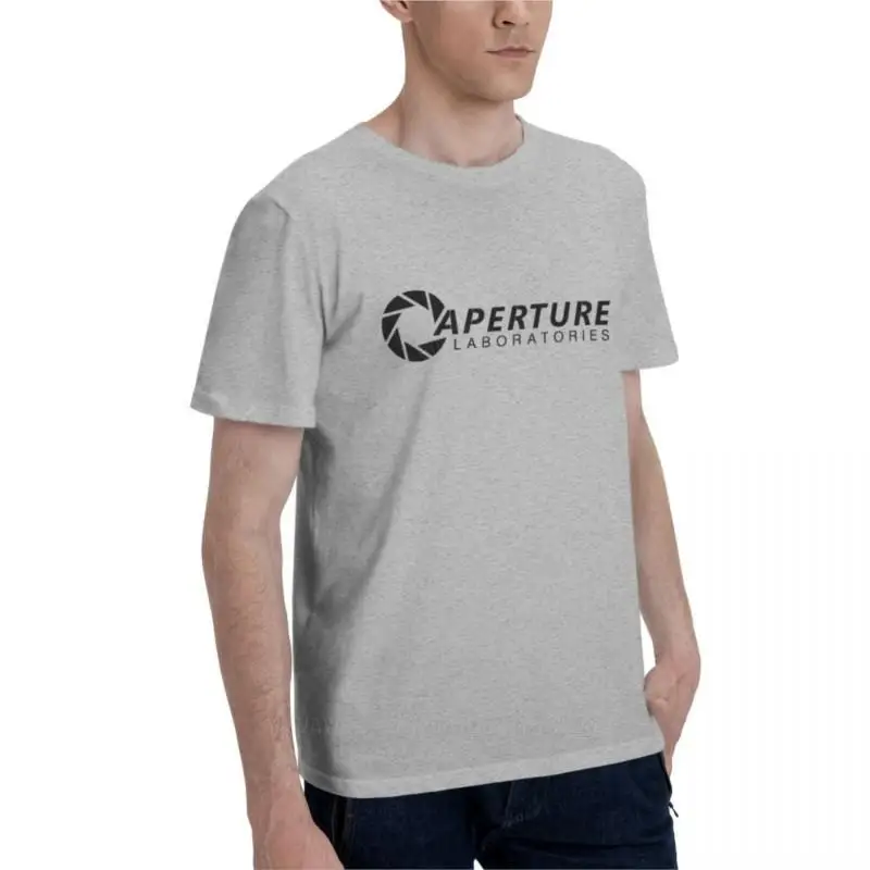 Cotton man t-shirts Aperture Laboratories Essential  Anime t-shirt Oversized t-shirt blank t shirts brand tshirt male tops