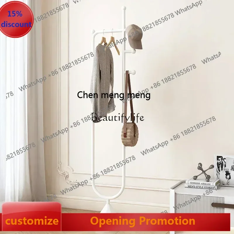 

SS 7304New Arrivals bedroom coat rack floor-to-ceiling Italian light luxury modern simple vertical does not take up space clothe