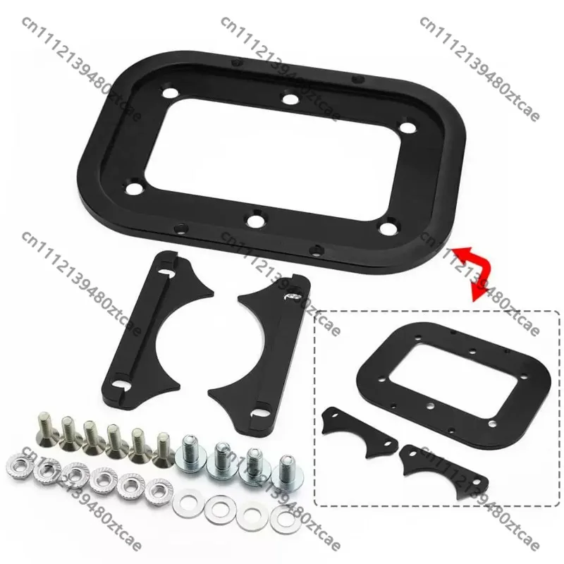 Modified Trunk Aluminum Battery Tray, Battery Hold Down Bracket, Racing Battery Mount Base Modification Parts