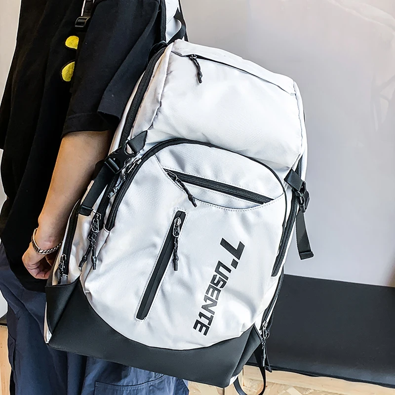 

Large Storage Backpack Men Women Travel Commuting Rucksack Laptop Schoolbag Outdoor Sports Basketball Hiking Camping Daypack