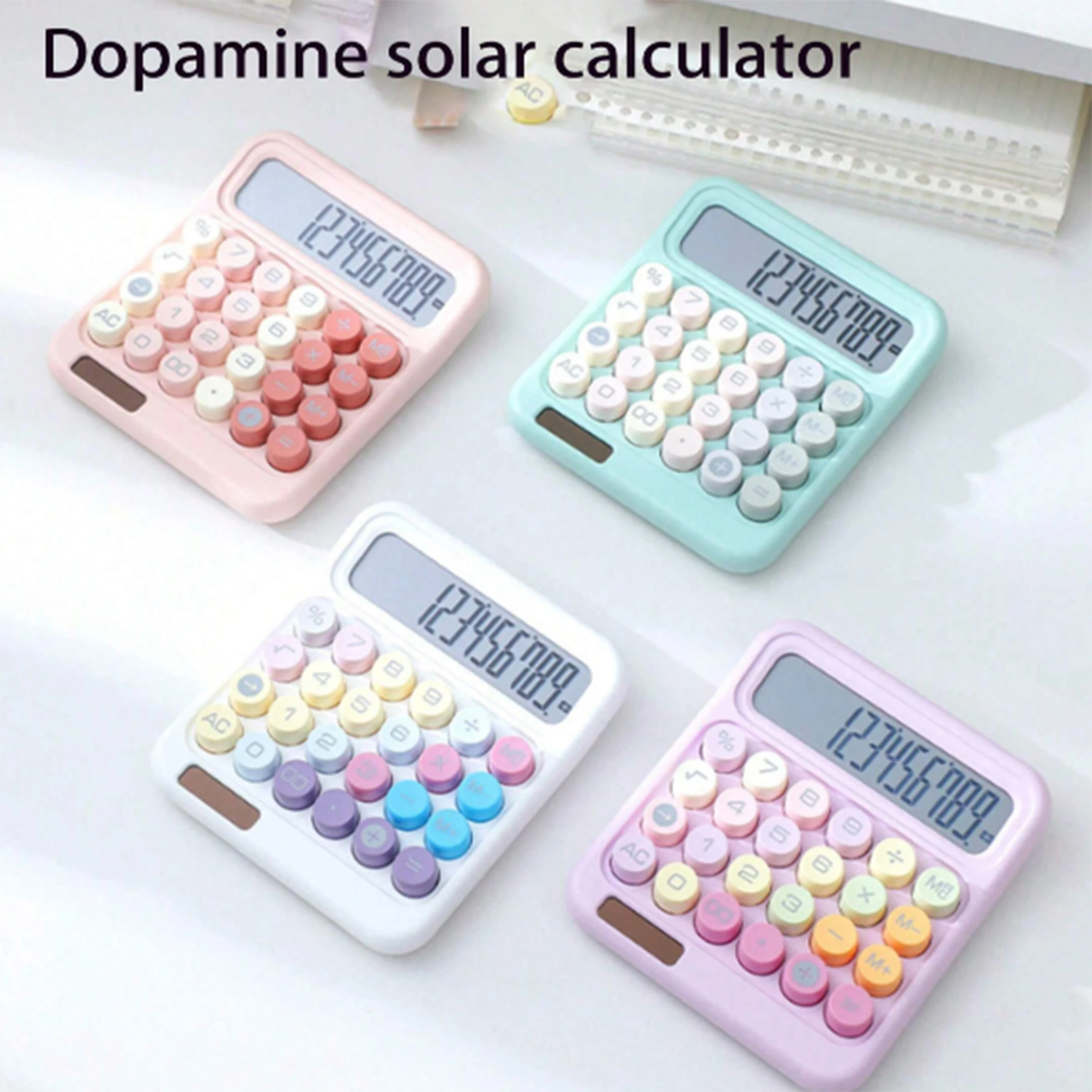 1 آلة حاسبة احترافية، مادة ABS متينة، سطح أملس، تعمل بالبطارية، أداة حسابية دقيقة #3