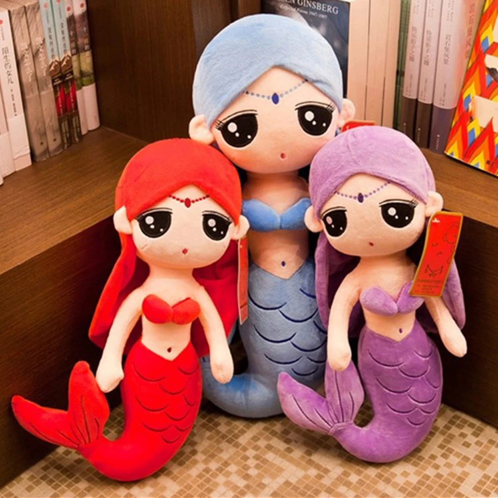 

Cute Cartoon Mermaid Ocean Park Children Stuffed Plush Toy Girl Birthday Gift