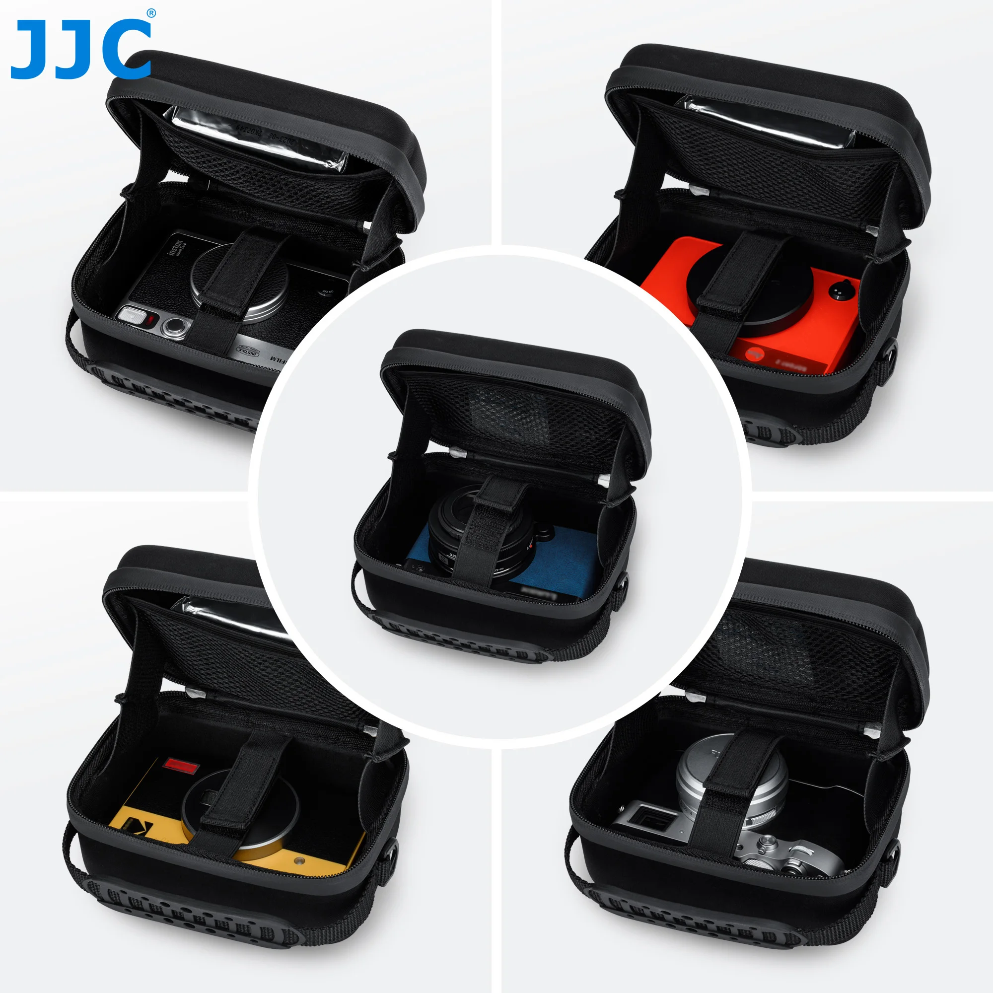 JJC حقيبة كاميرا صلبة محمولة لفوجي فيلم إنستاكس ميني إيفو ميني ليبلاي ، إنستاكس ميني 40/ميني 11/ميني 10/ميني 9 كاميرا فورية