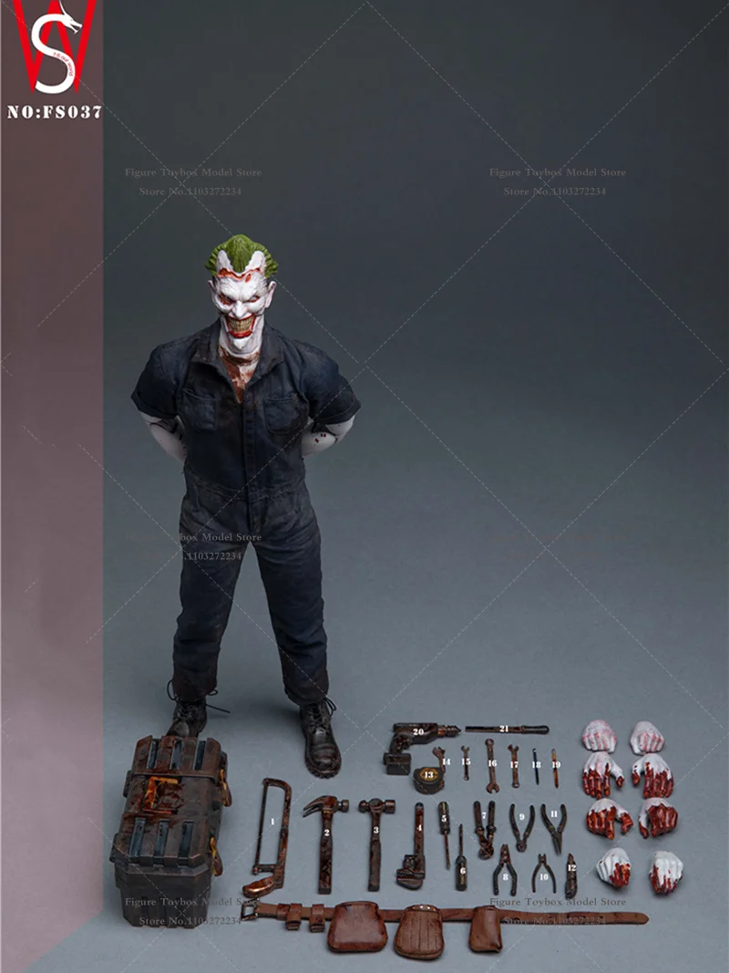Limité FS037 1/6 échelle à collectionner horreur Clown figurine bande dessinée méchant délicat Mini 12 "ensemble complet SWTOYS Figurine modèle