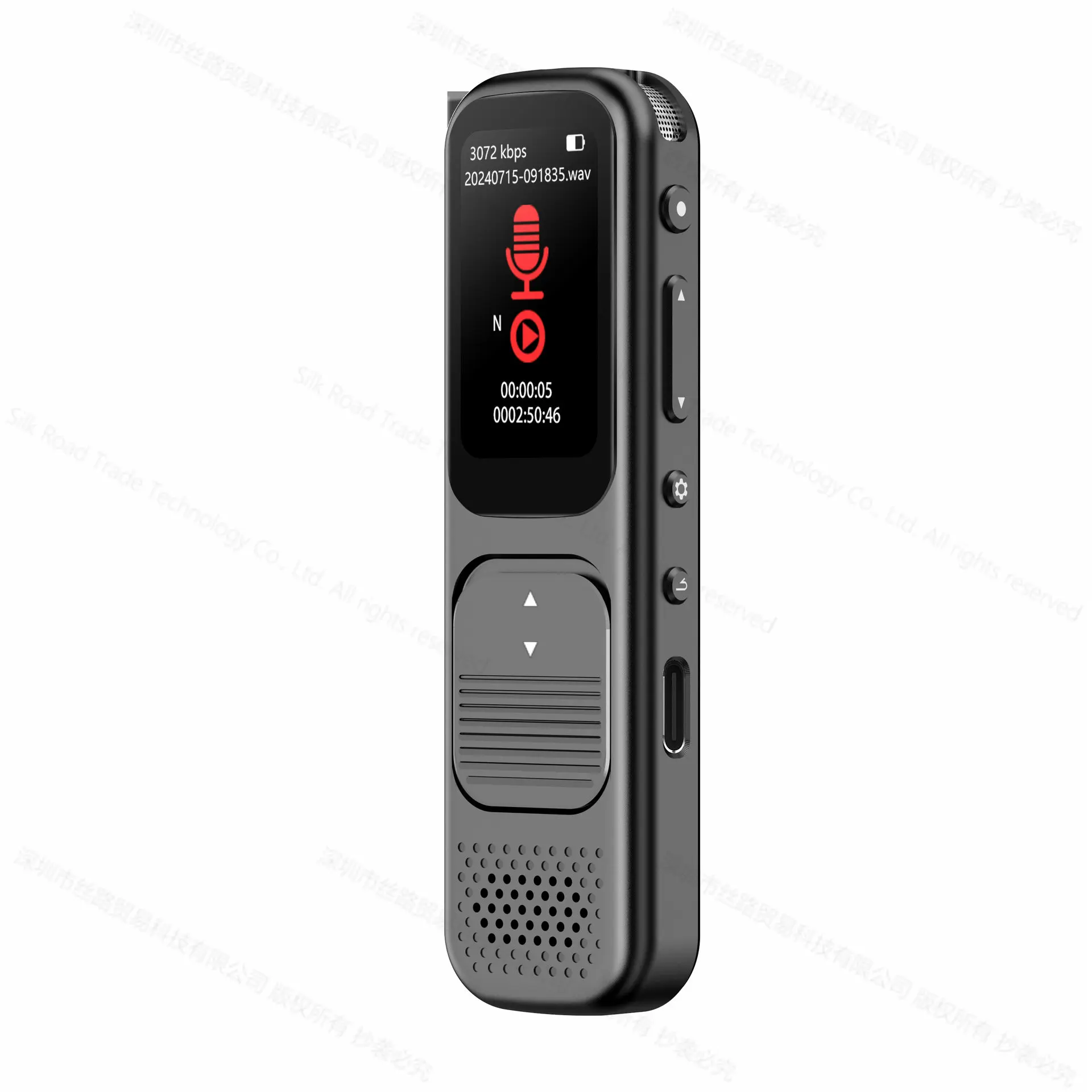 

Mahdi P10 AI 32GB Metal Mini Digital Audio Voice-activated Recorder Portable Dictaphone Dual Mic Bluetooth Phone Record To Text