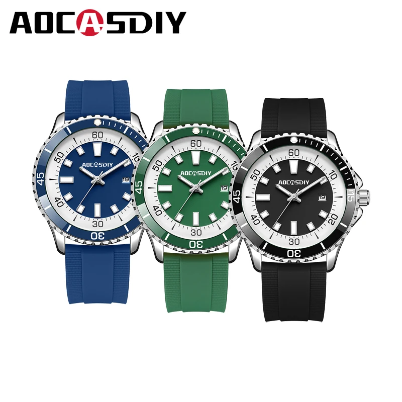 

Fashion New Men's Watch Waterproof Leisure Man Clock Casual Watches for Men Multi Functional Luminous Date Quartz Wrist Watch