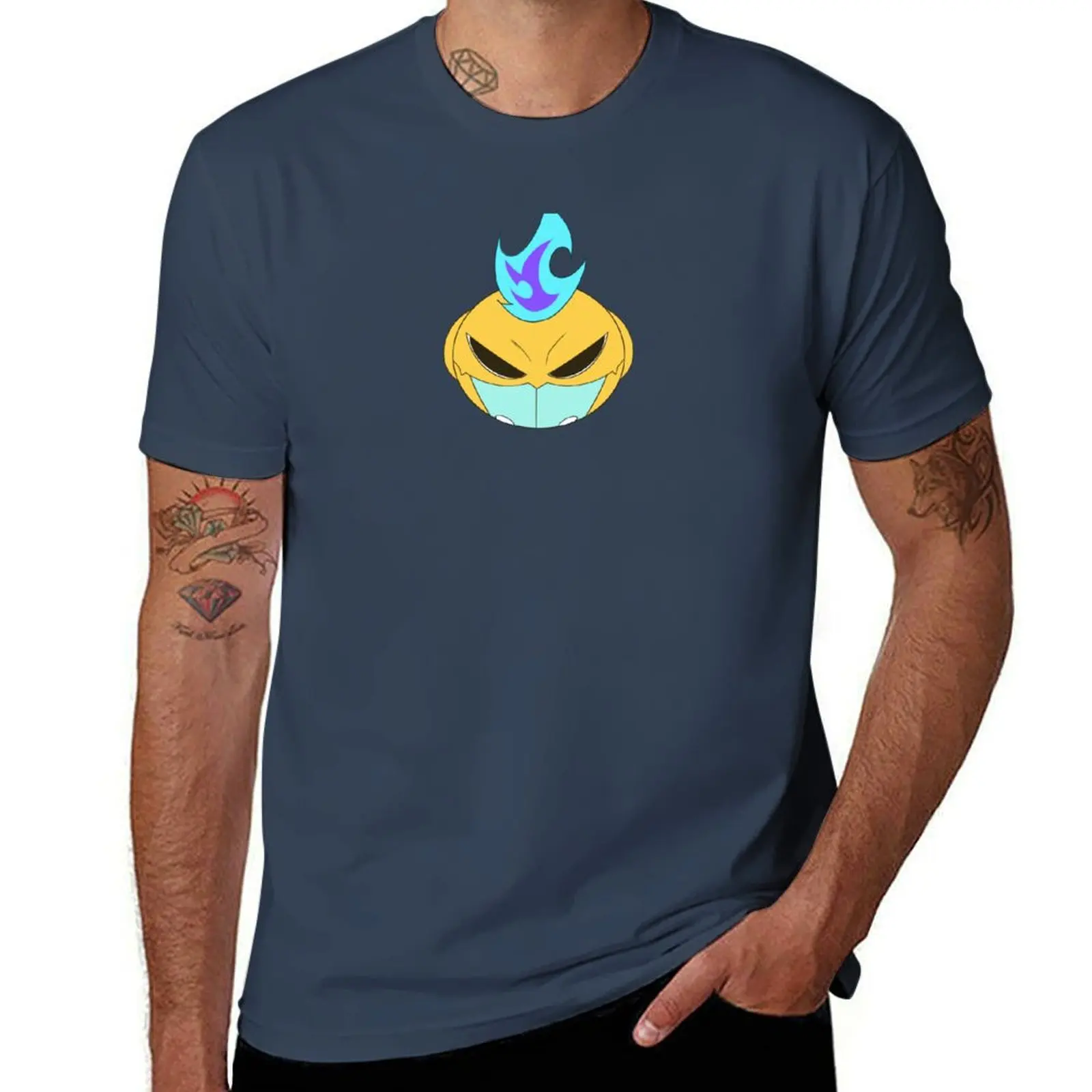 Flame) Headz Miracle (Allegiance: T-Shirt Basic, haut en coton à manches courtes de couleur unie