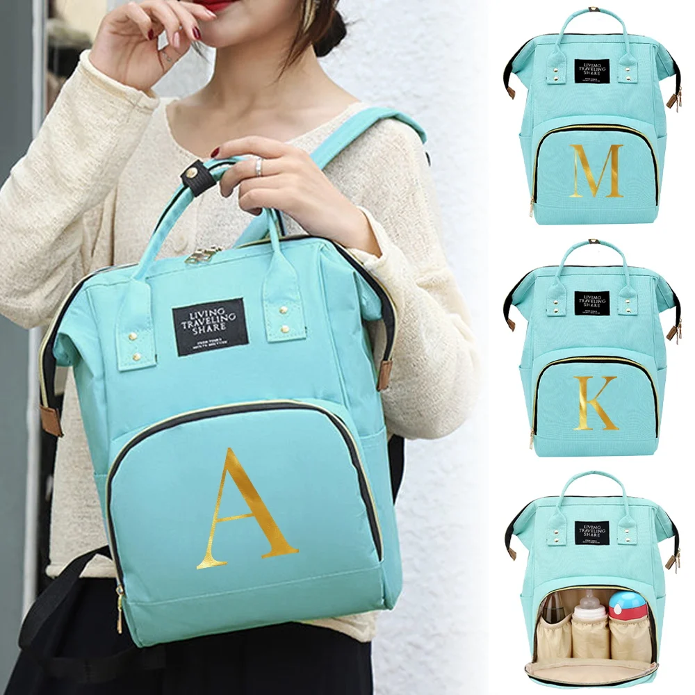 Mommy Bag Large Capacity Bags Multi-Function Waterproof Diaper and Bottle Nappy Backpack Bag Outdoor Travel Storage Bags