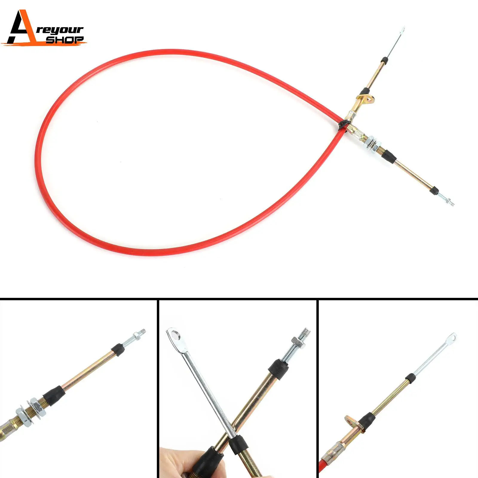 

5-футовый кабель переключения передач, костюм для большинства переключателей переключения передач Aeroflow Bang / переключателей B&M AF72-1002