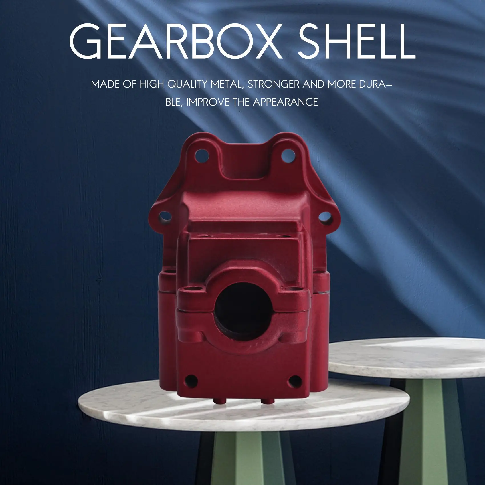 ABGN Металлическая волновая коробка Коробка передач Крышка корпуса дифференциала 144001 -1254 Для Wltoys 144001   Запчасти для радиоуправляемых автомобилей 1/14