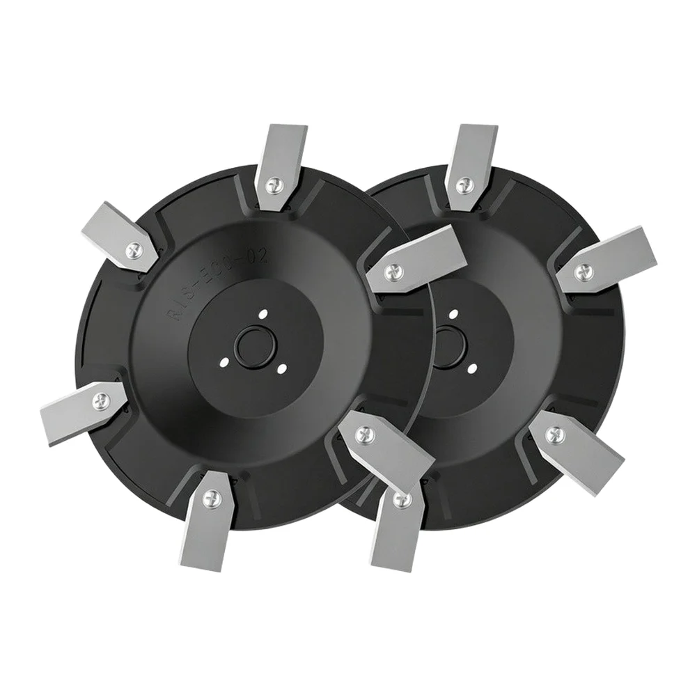 Cutting Disc Assembly for Ecovacs Goat A1600 A3000 Robotic Mower 2 Pack Includes 1 Hub + 6 ABS Material 140x22mm