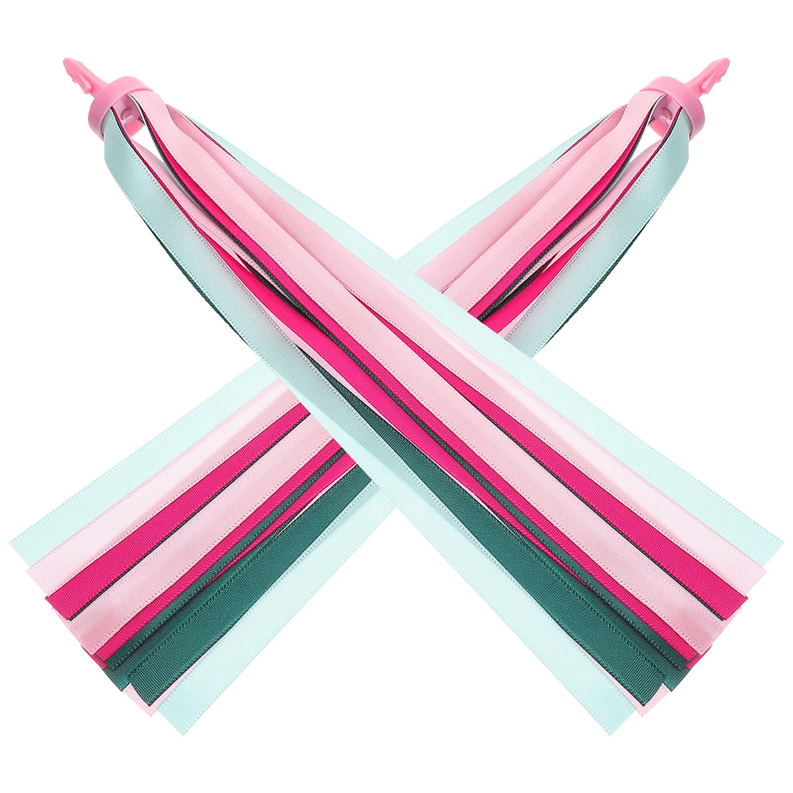 1 زوج دراجة المقود اللافتات الزخرفية شرابة الشريط الدراجة ملحق ل سكوتر دراجة ثلاثية العجلات مقبض مقود دراجة ملونة متعة ركوب