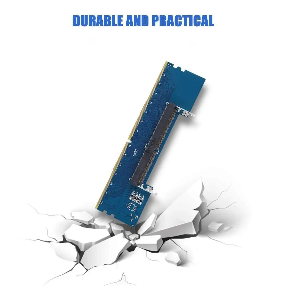 

4-Layered PCB Design SO-DIMM to DIMM Adapter Better Protection Upgraded Version DDR3 DDR4 DDR5 RAM Adapter Card 240pin 288pin