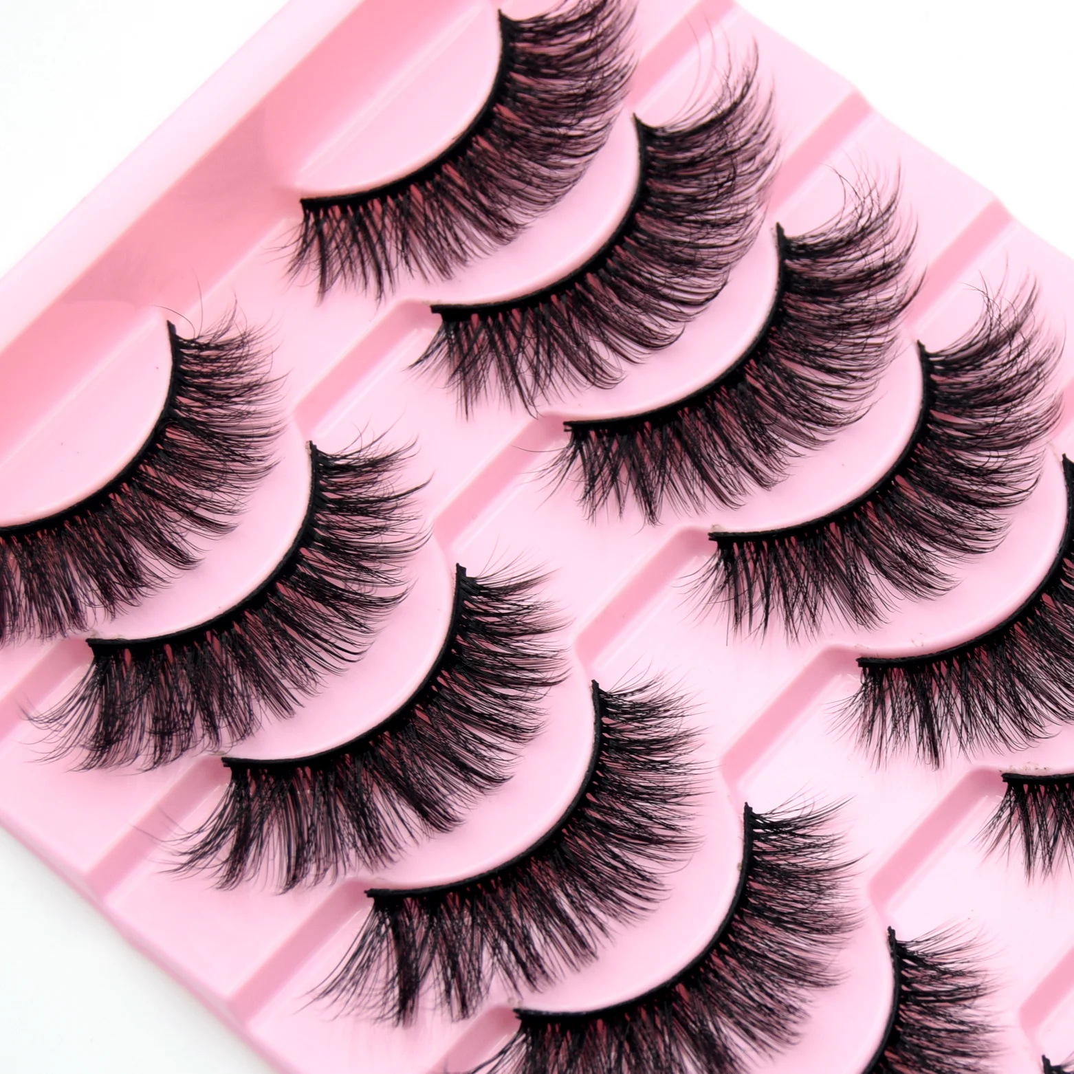 3/10 Pairs Eyelashes 3D Mink Lashes Wispy Fluffy Volume Mink False Eyelashes Cruelty Free Eyelashes Russian Faux Cils Maquiagem