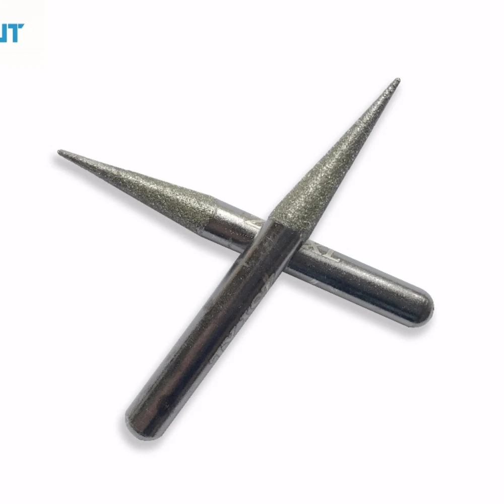 

Length 60mm Diamond Burs Set DREMEL 6mm Conical Tip Head 6mm Shank Rotary Tool Drill Bit for Grinding Jade, Stone, Marble, Glass