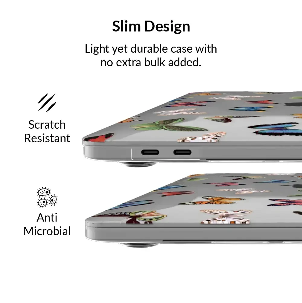 New Transparent Print Hard Shell Case For MacBook New Chip M1 Air 13 Pro 13 For Macbook New Pro 14 Pro 16 Air13.6 M2 Cover Case