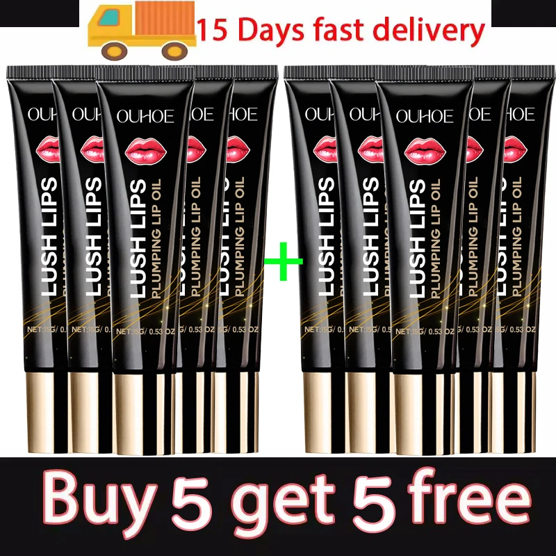 

Long Lasting Lip Plumper Oil Serum Instant Volumising Essence Oil Moisturize Repair Lip Fine Lines Increases Elasticity Sexy Lip