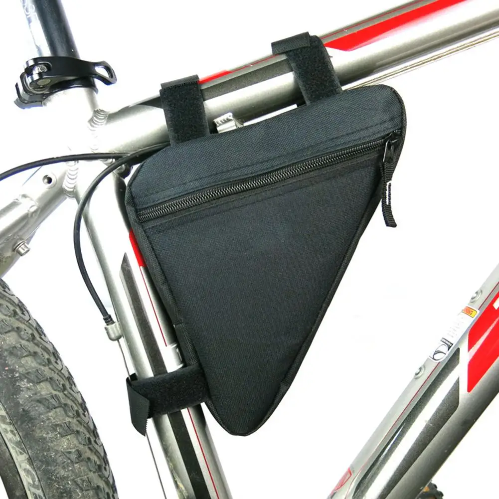 Practical Mountain Bike Front Frame Bag Pouch Oxford Cloth Wear- MTB Bicycle Top Tube Bag Cycling Equipment