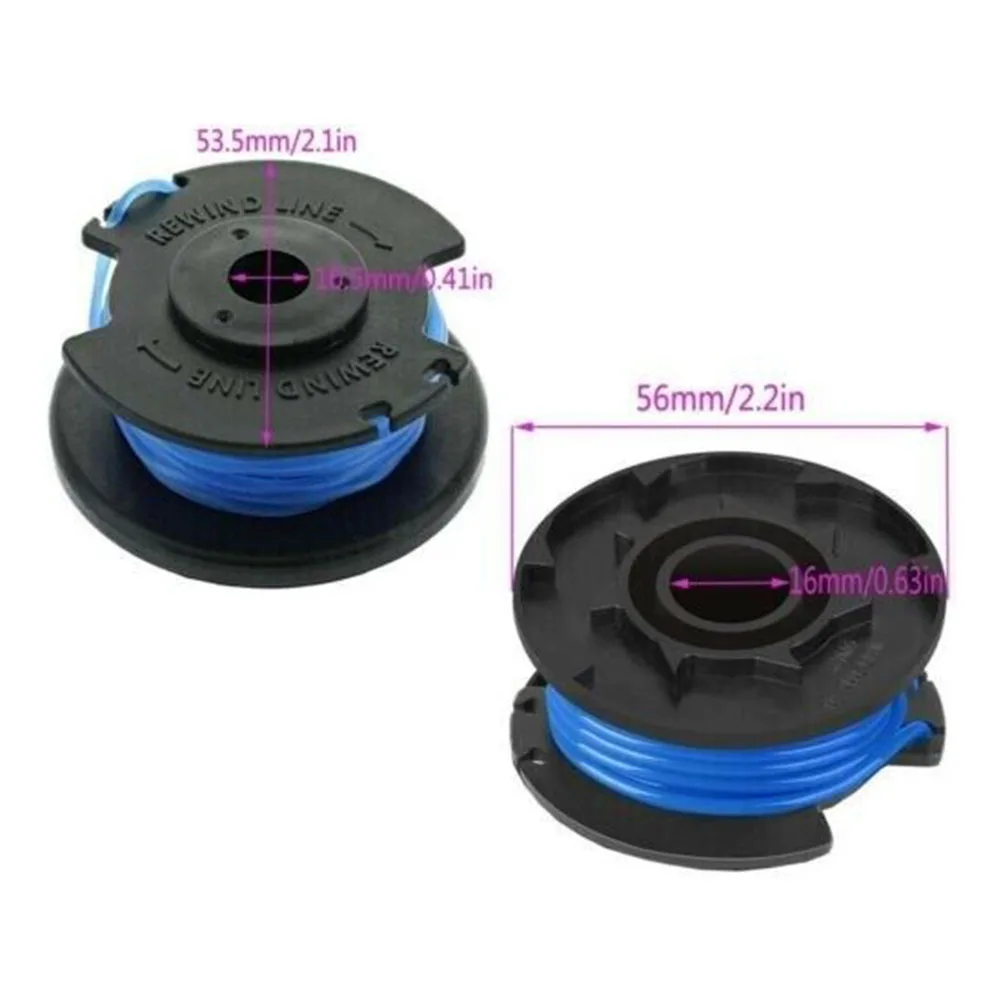 Achieve Fast Cutting Spool With Line Trimmer Cover Replacement Flexible Nylon Line Replacement Spool Cap Wider Mowing Range