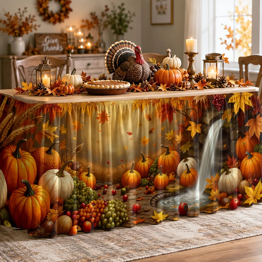 Printed polyester, country style,comfortable and cozy.Dining table,kitchen countertop,buffet bar counter,coffee shop table cover
