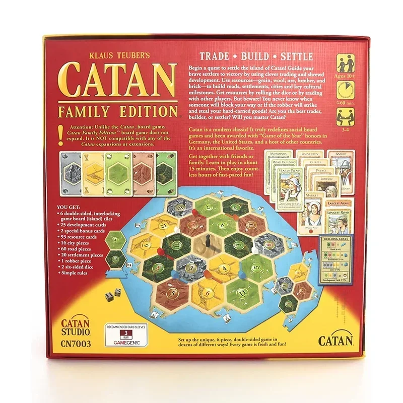 CATAN Family edition Board Game Bundle | Base Game + Seafarers + Cities & Knights | 3-4 Players | 60 Minutes Playing Time