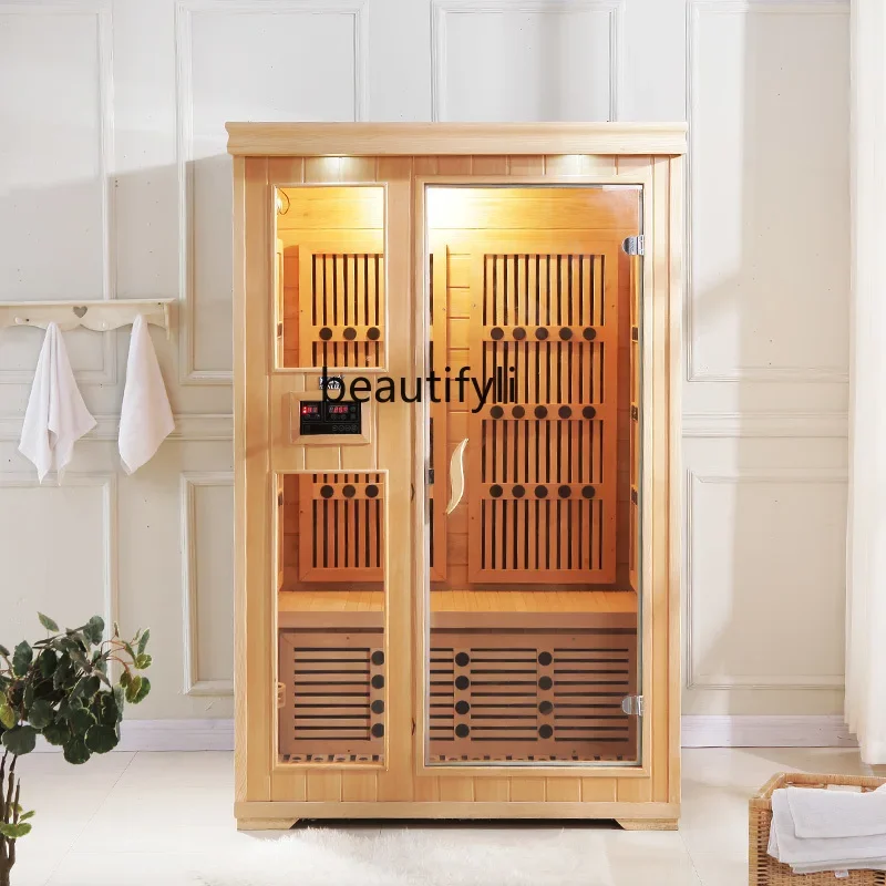 Family steam room single far infrared, sweat steam box sauna room light wave bath room physiotherapy