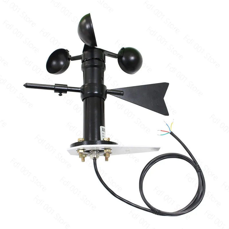 RS485 Wind Speed Detector, Integrated Wind Direction and Speed Sensor, Wind Vane RS485 Output with A Lower Outgoing Line