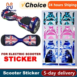 6.5 Inch Electric Scooter Sticker Hoverboard Gyro Scooter Skateboard Sticker Two Wheel Balance Board Hover Scooter