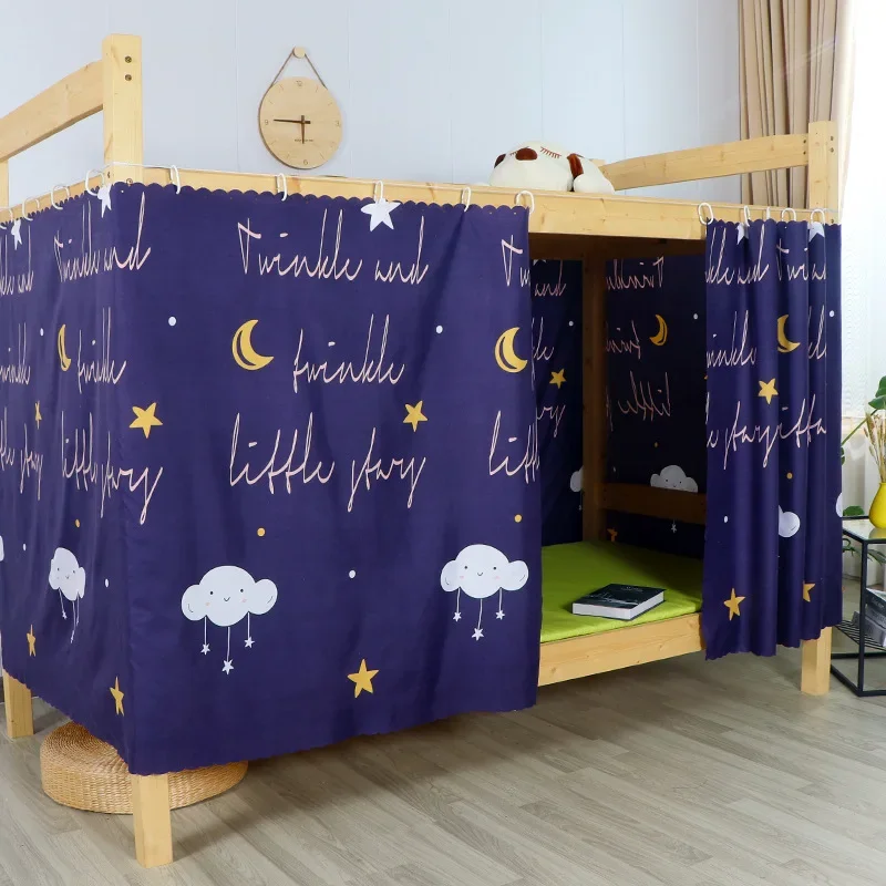 Dormitory Bed Curtain Students Bunk Up and Down Canopy Bed Curtain Protect Privacy Partition Curtain Mosquito Net Home Decor