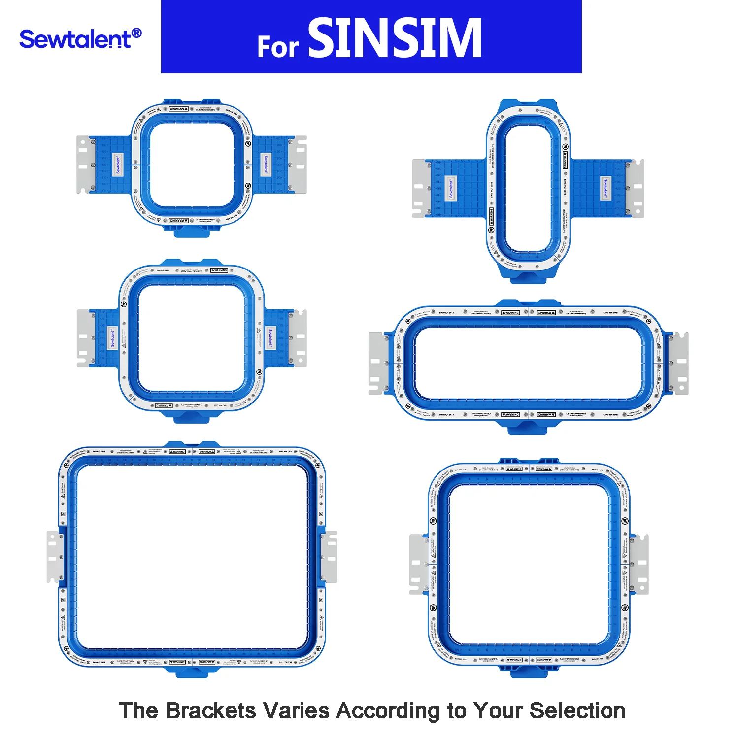 SINSIM PB-1201 SC-1501 PD-1502 C-1504/06 embroidery machine with Sewtalent Magnetic Mighty Hoop Embroidery Hoops MaggieFrame