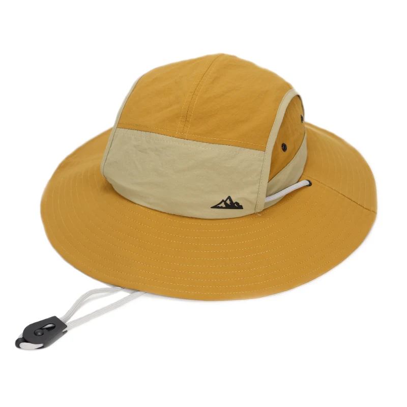 Summer Big brim sun hats wish Windproof rope Men women beach fishing sunshade hat