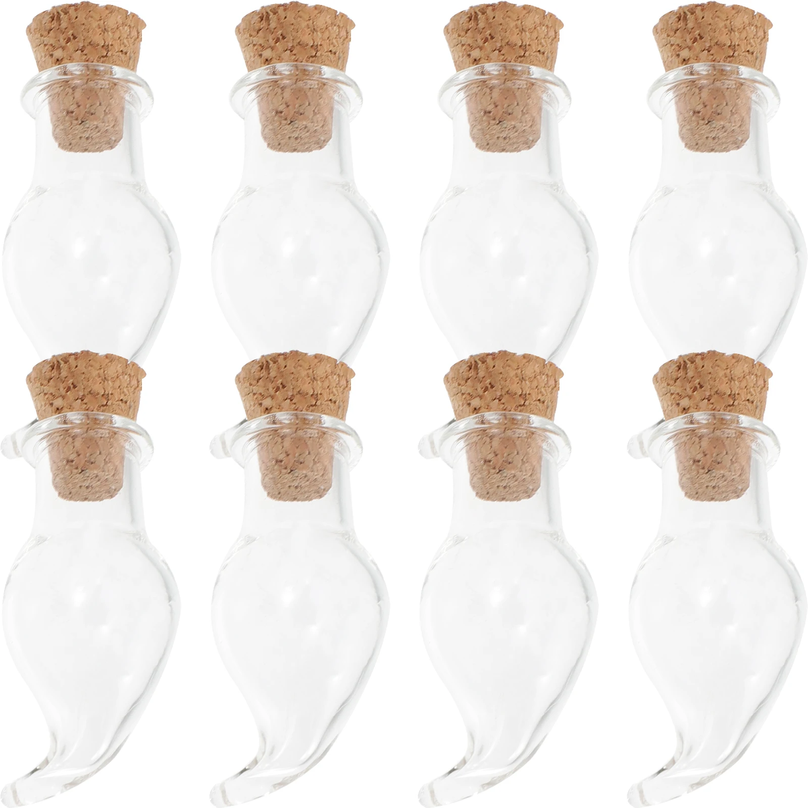 

12 Pcs Bottle naments Mini Clear Jars Wishing Bottles Decorative Vials Wishing Bottle Spell Jar Tiny Containers Gifts