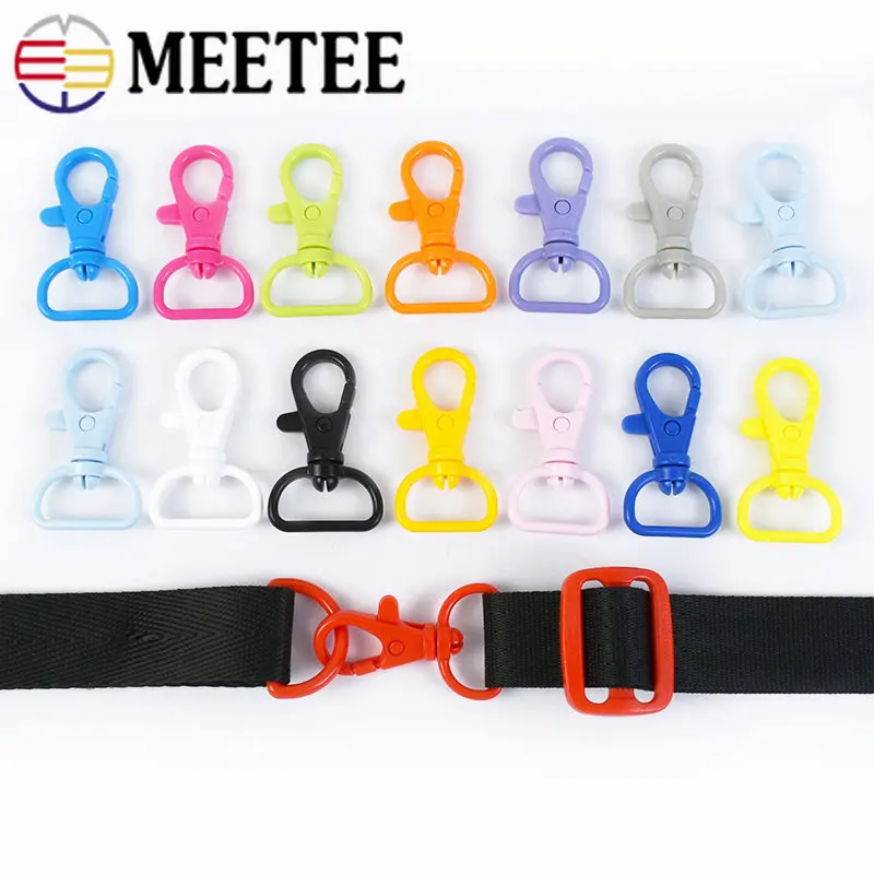 10/30Pcs 17/20mm Plastic Buckles Handbag Swivel Trigger Lobster Clasp Bag Strap Keychain Connector Clip Hook DIY Accessories