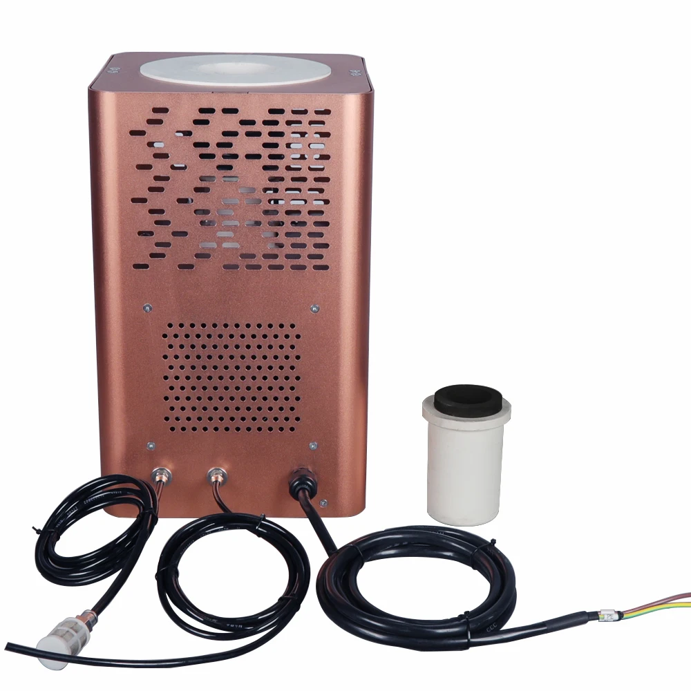 Lowest Price Gold Induction Melting Furnace,2kg Capacity Digital Electric Melting Furnace with Graphite Crucible
