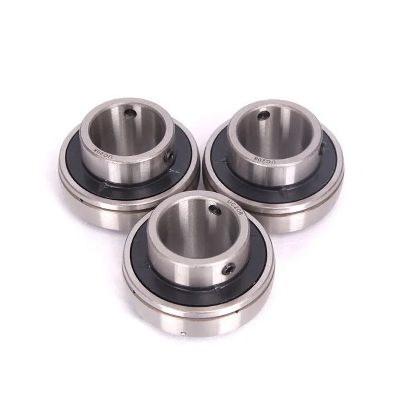 spherical surface ball bearing UC201 UC202 UC203 UC204 205 206 207 208 209 210 Outer spherical bearing with jacking screw