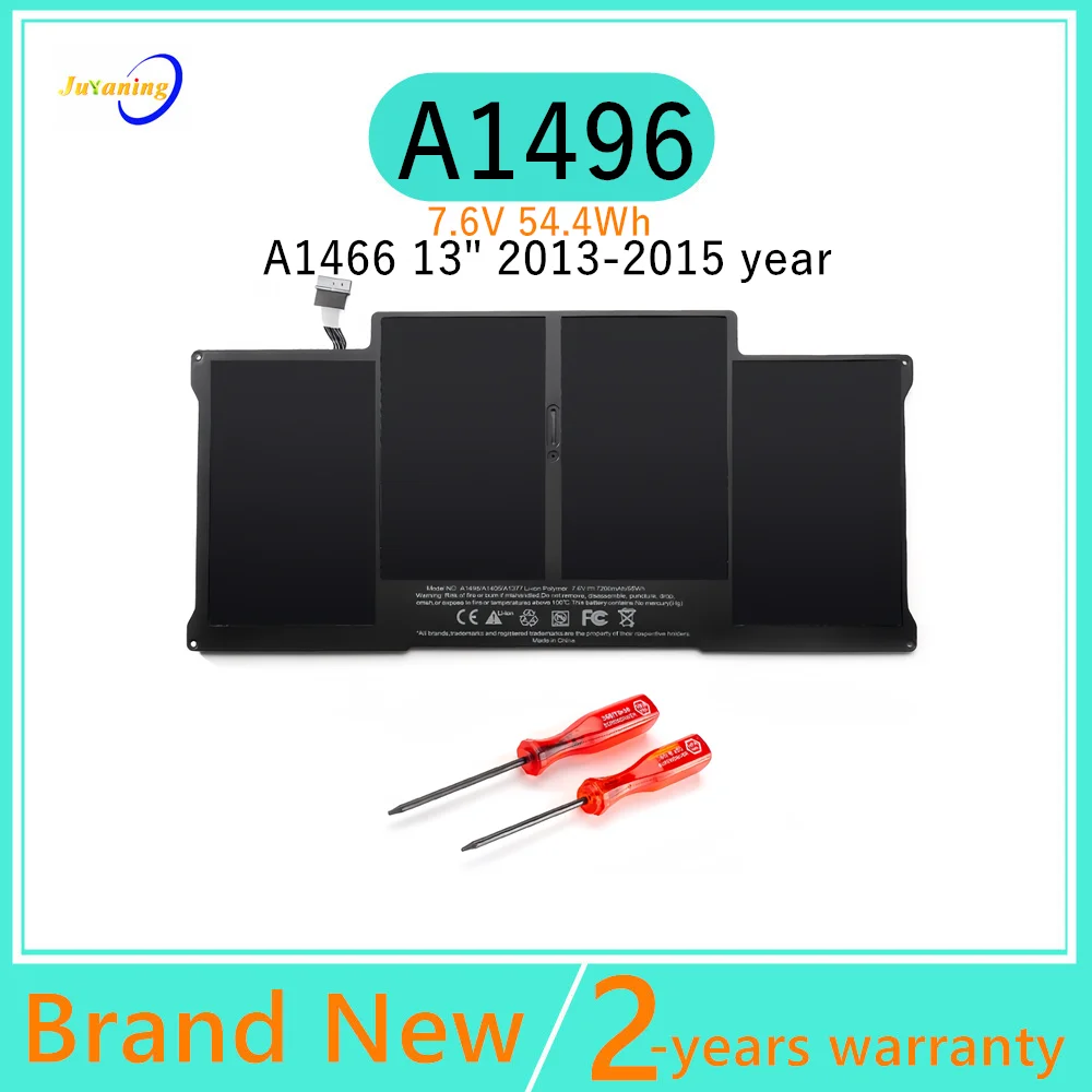 

A1466 A1496 Laptop Battery For Apple MacBook Air 13" A1466 2013 2014 2015 2017 MD760LL/A MD761CH/A 7.6V 54.4Wh