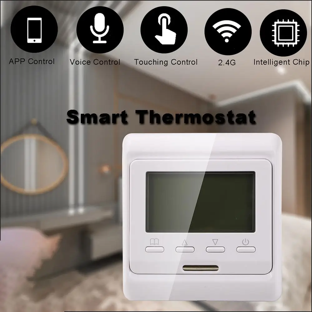 Water Floor Heating Temperature Controller, Universal Panel, Intelligent Constant Temperature, LCD